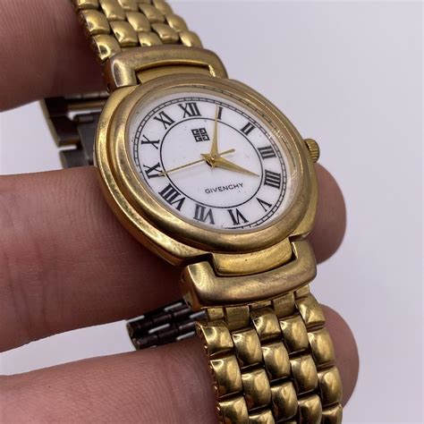 Vintage Givenchy Paris Model DAL 90 Gold Tone Men’s Watch